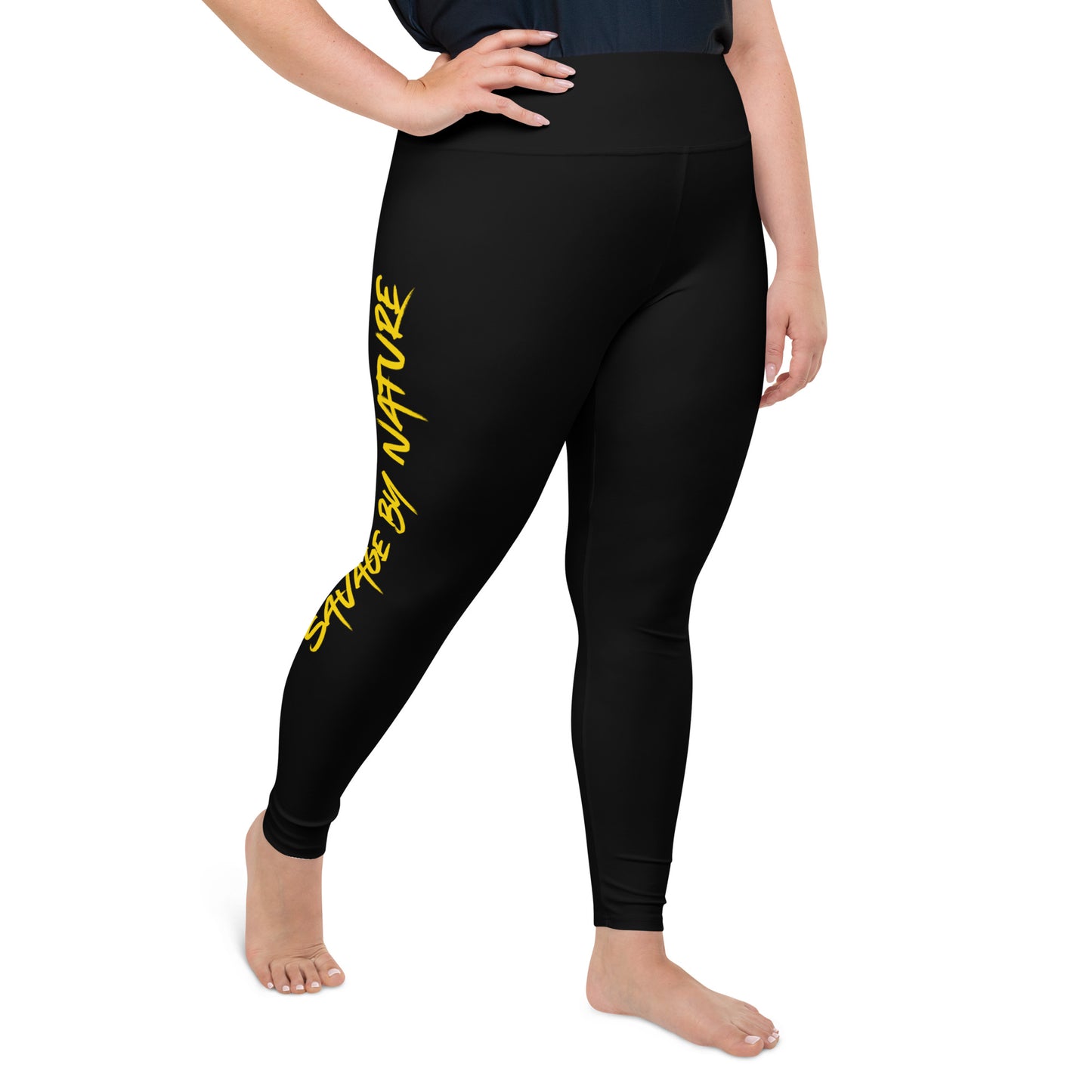 Savage By Nature ™️ - All-Over Print Plus Size Leggings