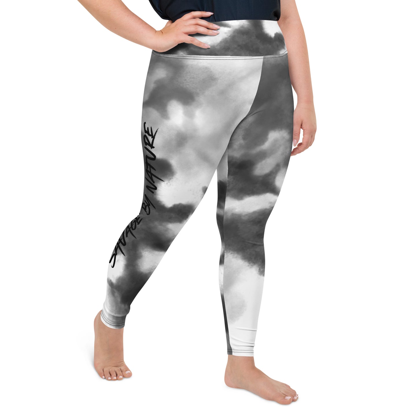 Savage By Nature ™️ - All-Over Print Plus Size Leggings