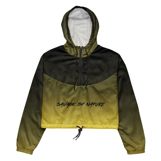 Savage By Nature ™️ - Women’s cropped windbreaker