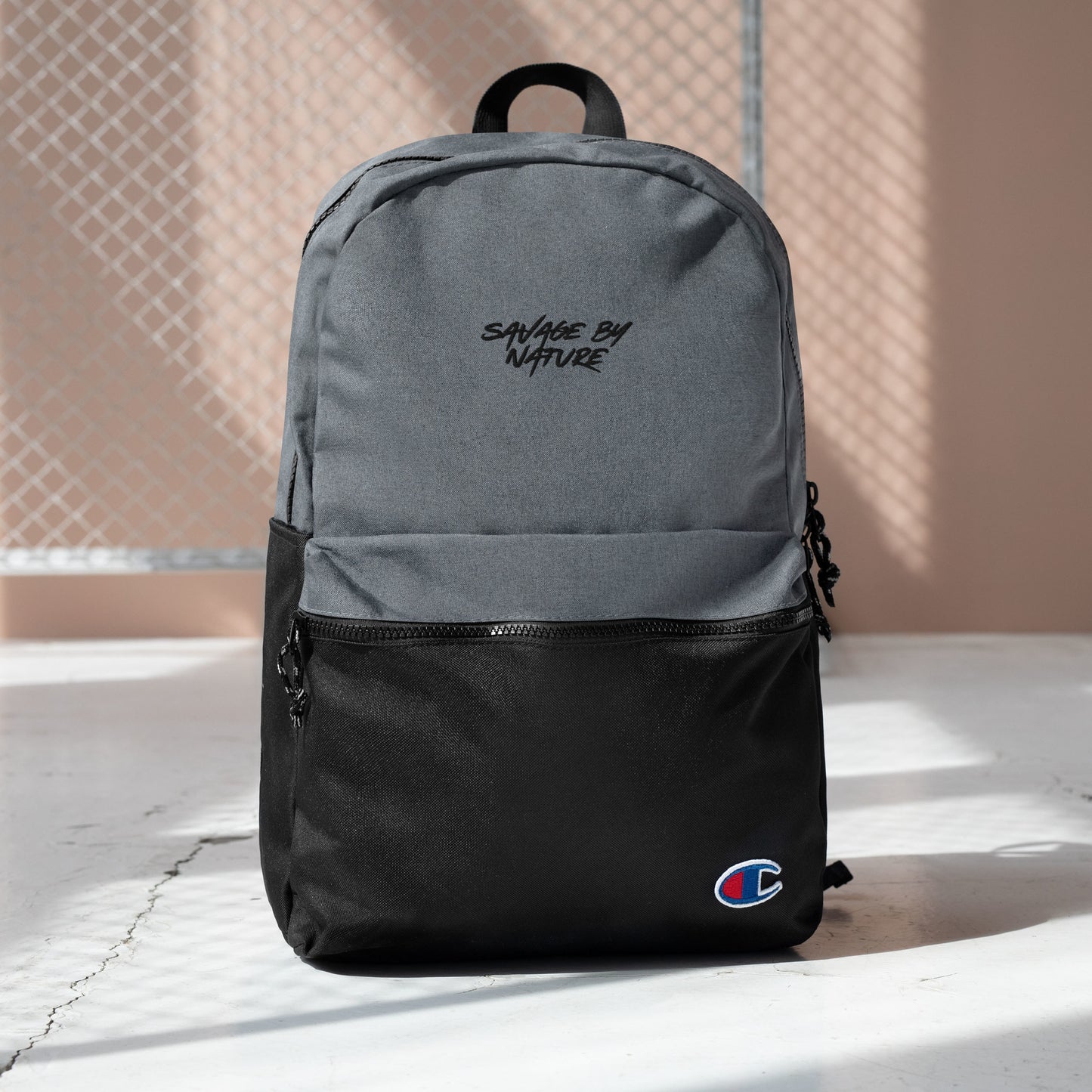 Savage By Nature ™️ - Embroidered Champion Backpack