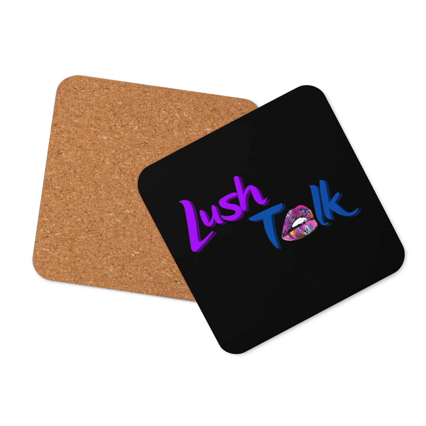 The Lush Talk - Cork-back coaster