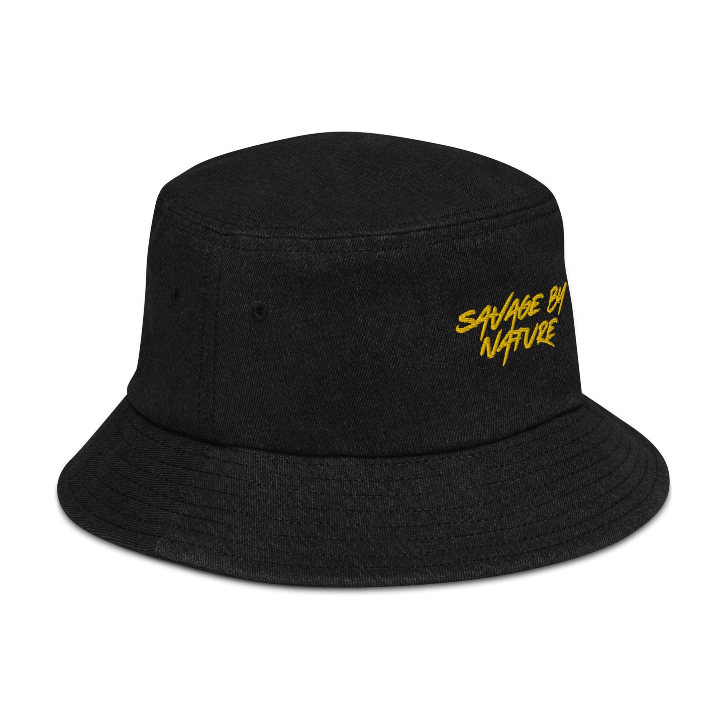 Savage By Nature ™️ - Denim bucket hat