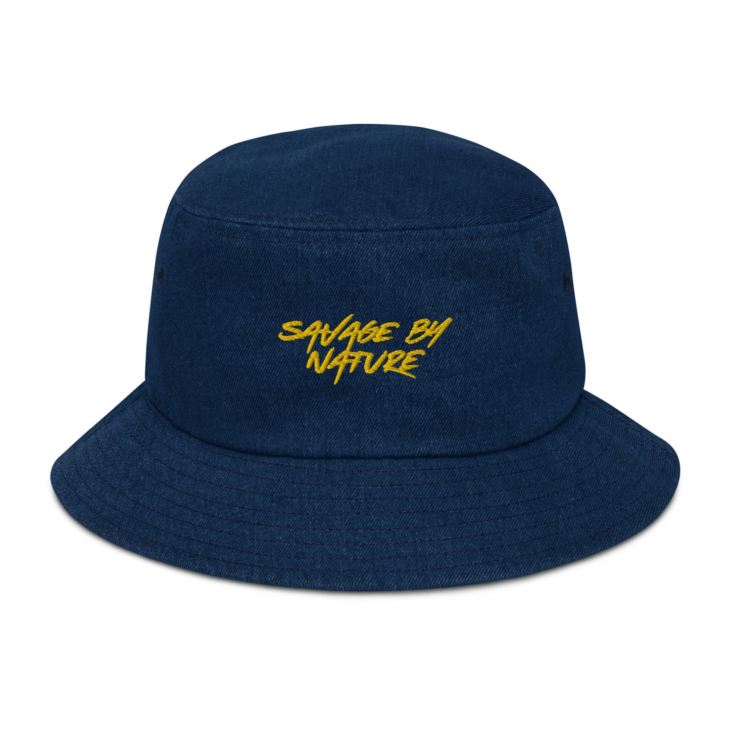 Savage By Nature ™️ - Denim bucket hat