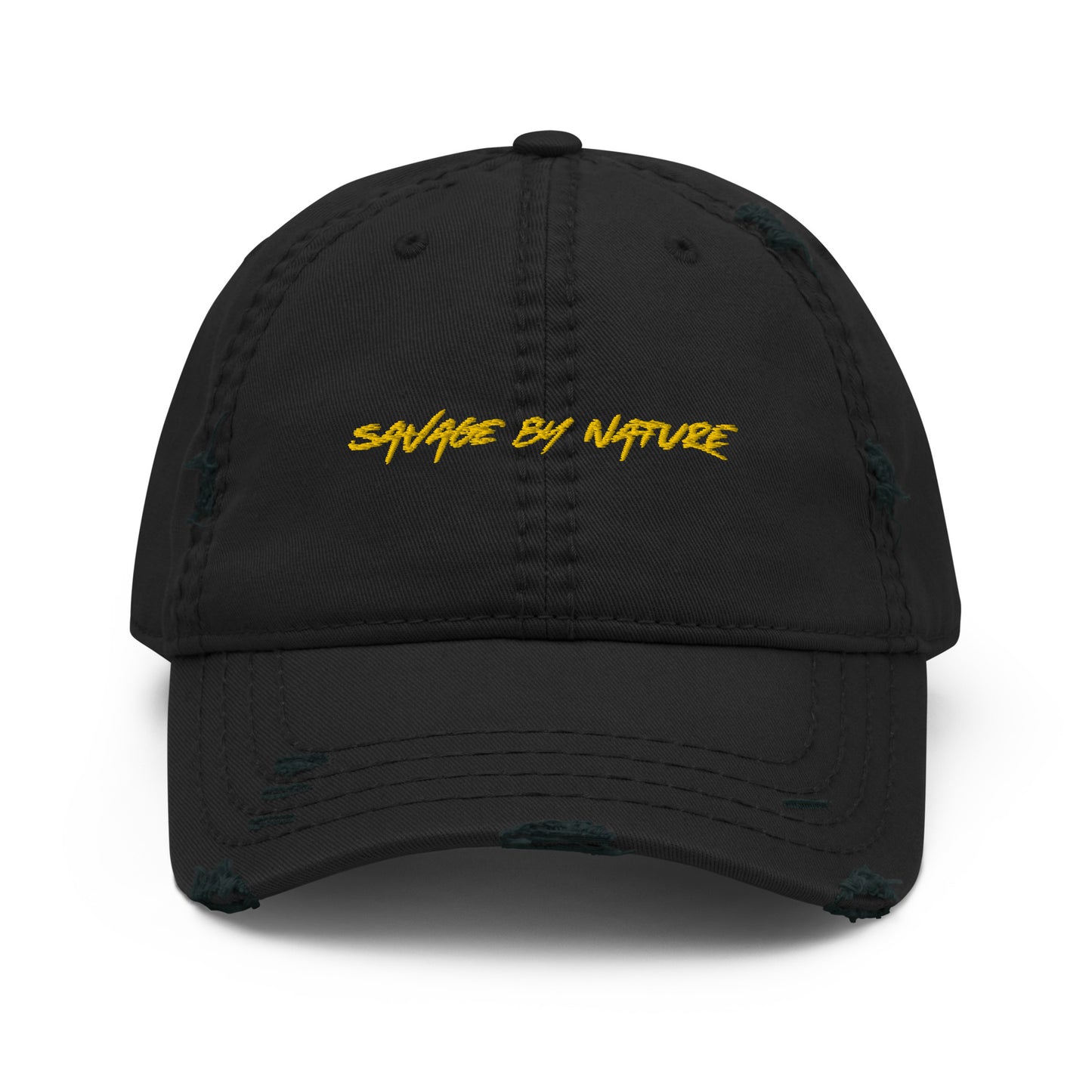 Savage By Nature ™️ - Distressed Dad Hat