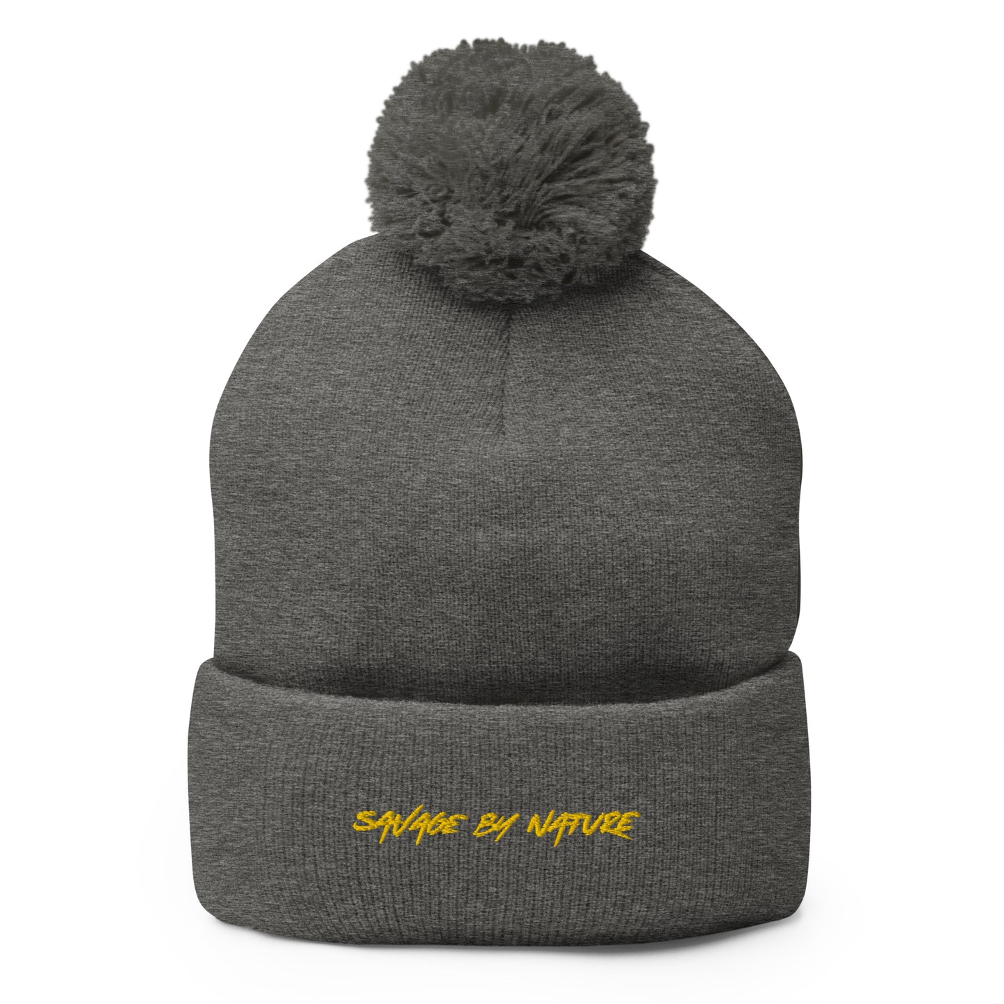 Savage By Nature ™️ - Pom-Pom Beanie