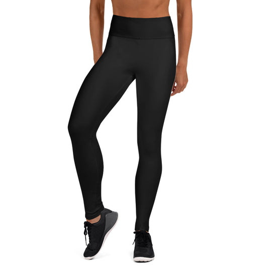 Determined Drip Black/White - Yoga Leggings