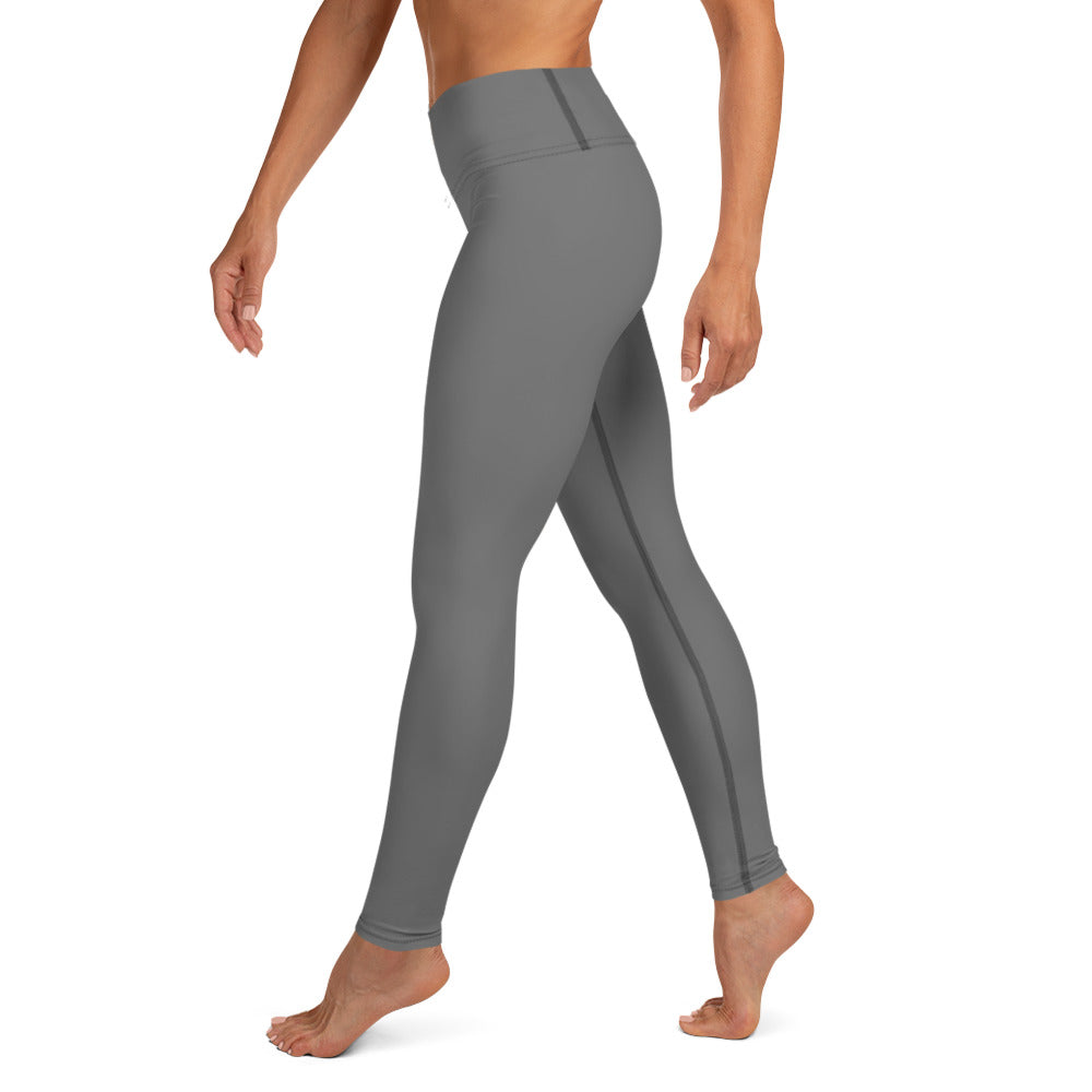 Determined Drip Grey - Yoga Leggings