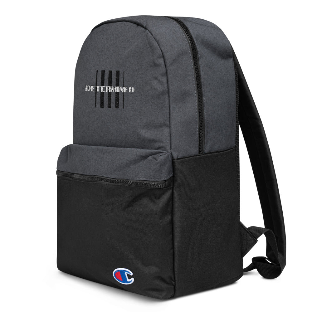 Determined Classic - Embroidered Champion Backpack