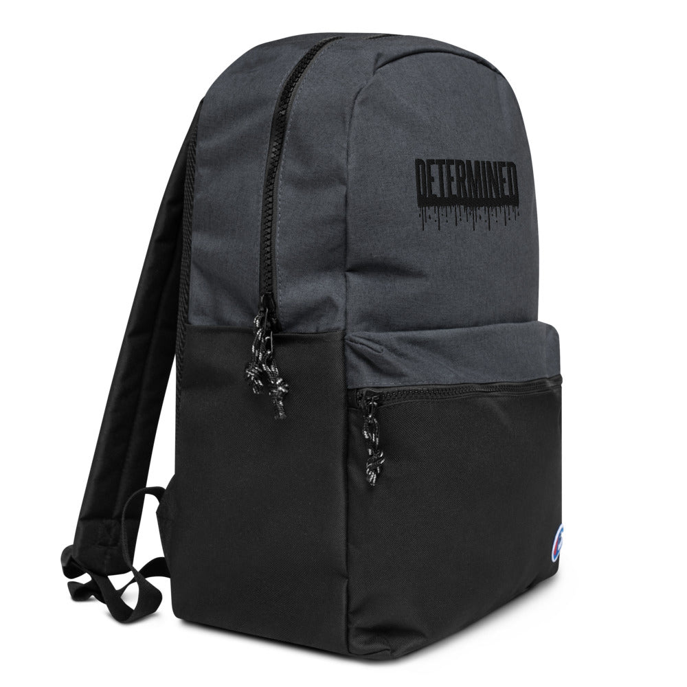 Determined Drip - Embroidered Champion Backpack