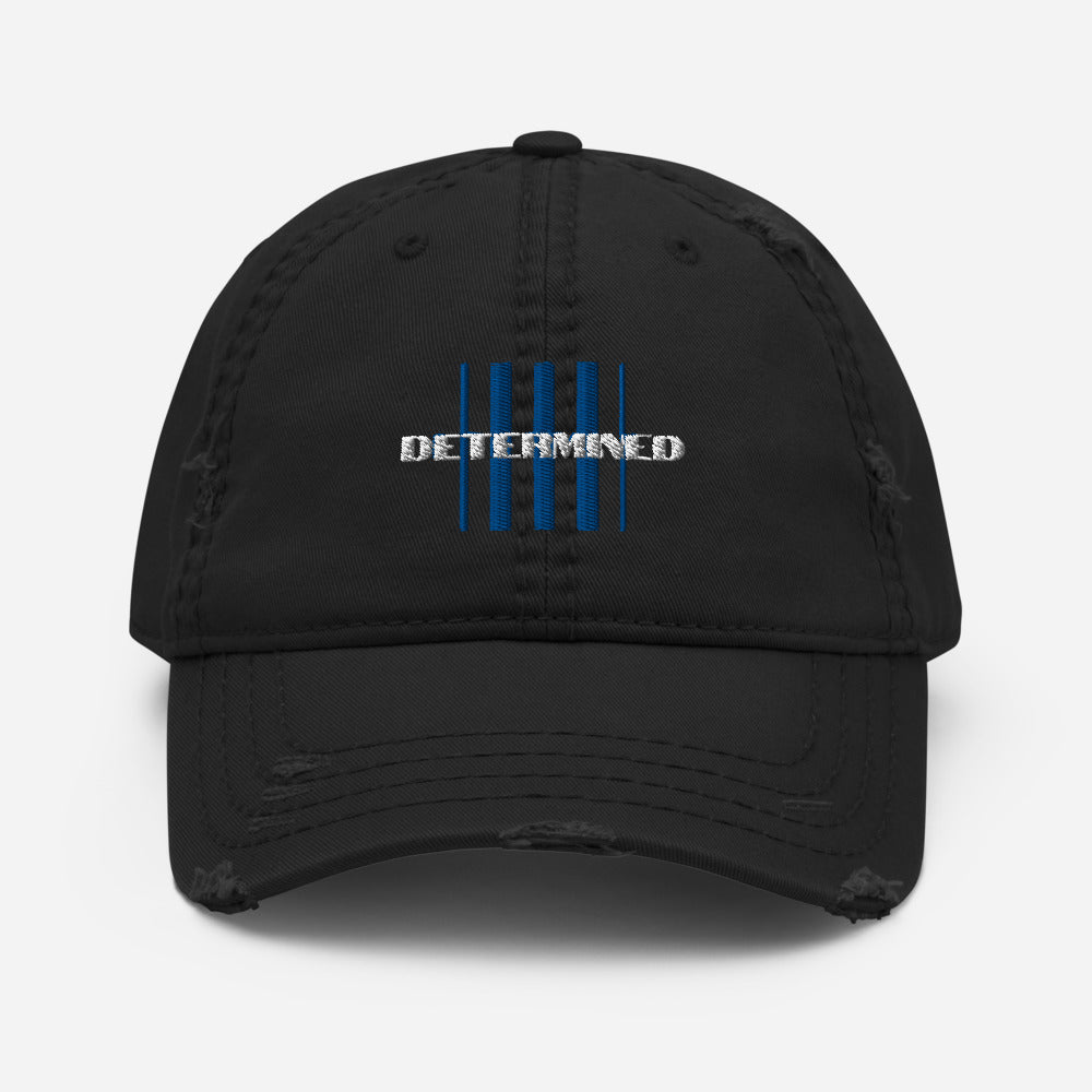 Determined Classic - Distressed Dad Hat