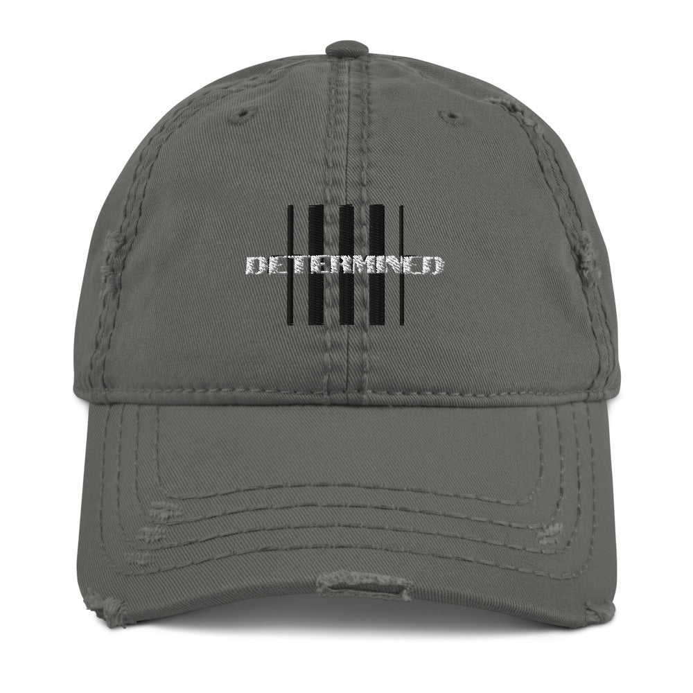 Determined Classic - Distressed Dad Hat