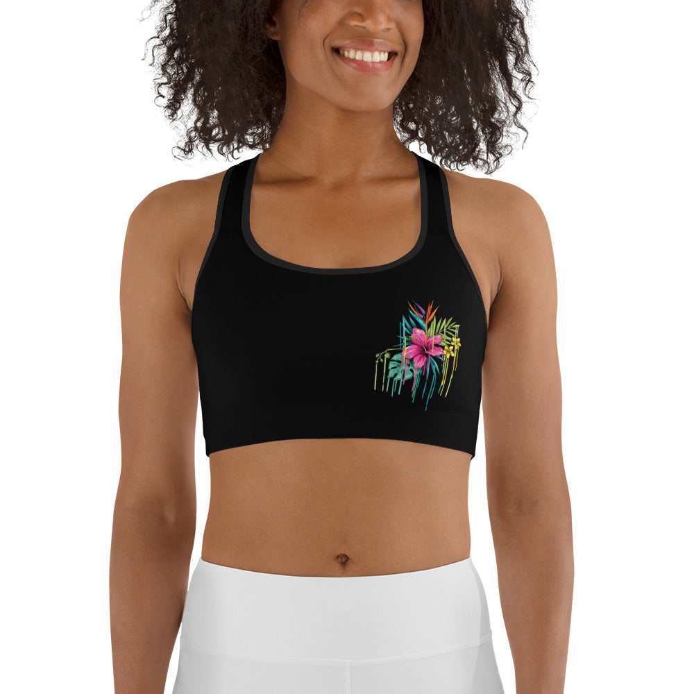 Dripping Flower - Sports bra