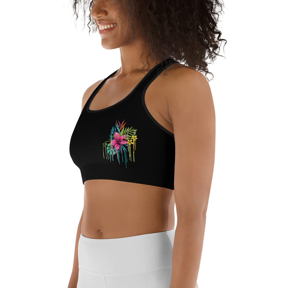 Dripping Flower - Sports bra