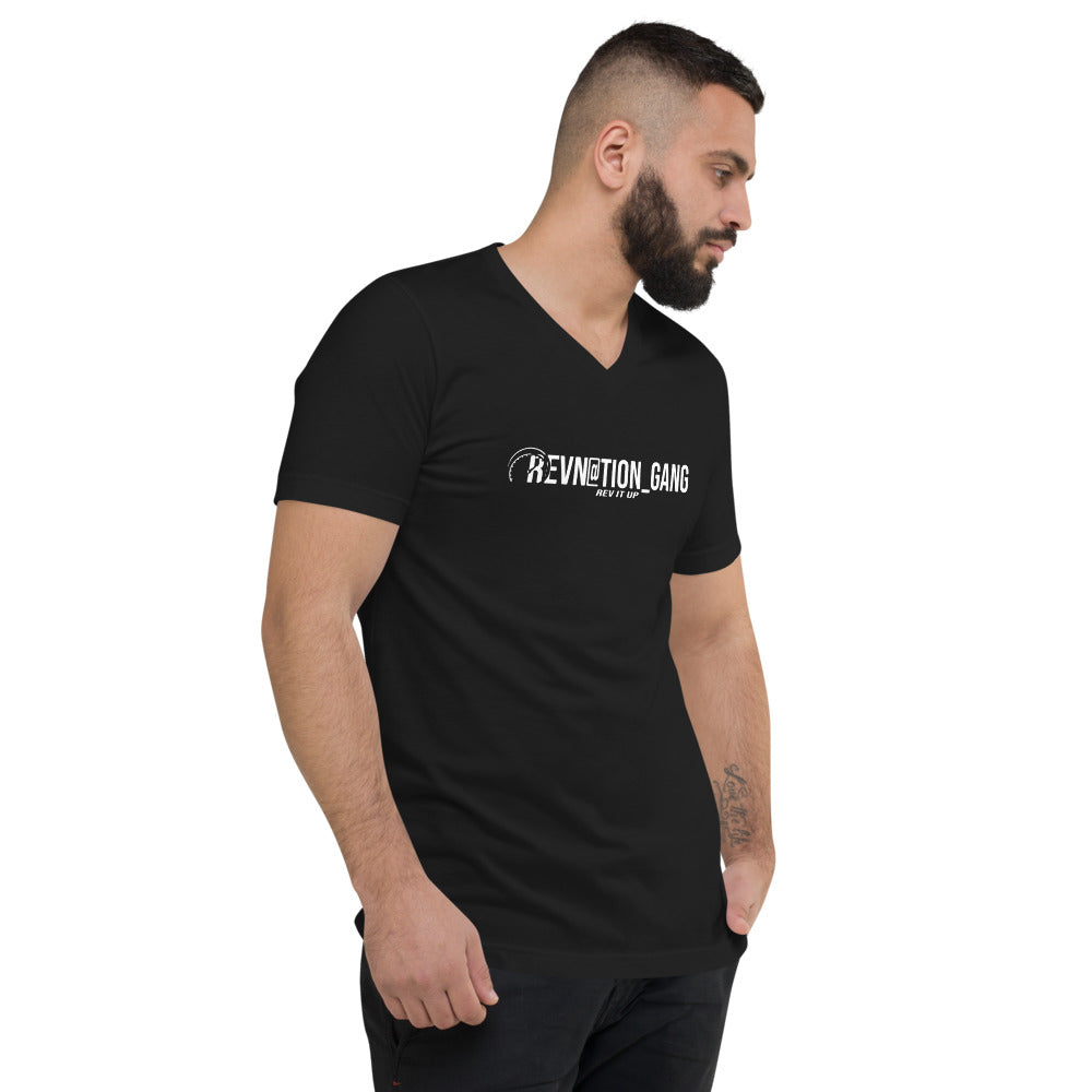 Revn@tion - Unisex Short Sleeve V-Neck T-Shirt